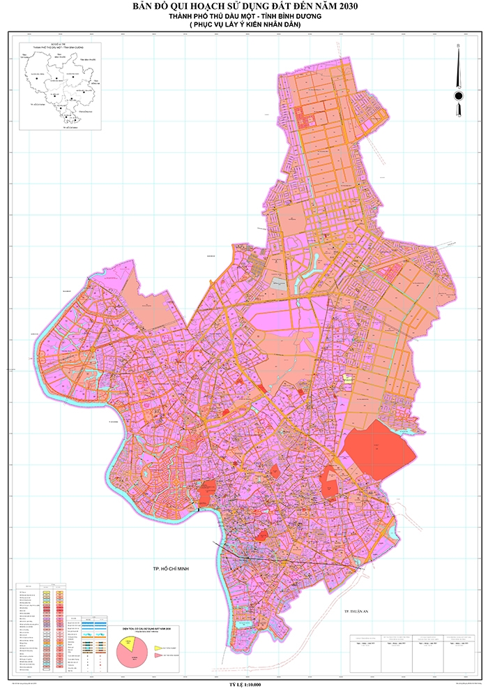 Bản đồ quy hoạch thành phố Thủ Dầu Một