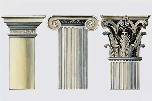 Các thức cột tiêu biểu của kiến trúc Hy Lạp 