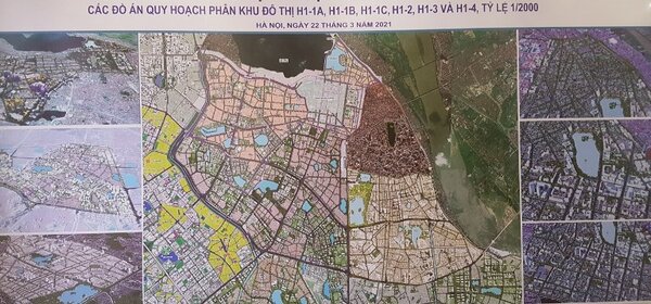 quy hoạch chi tiết 1/500 quận Đống Đa Hà Nội công bố 6 đô thị quy hoạch phân khu nội đô lịch sử