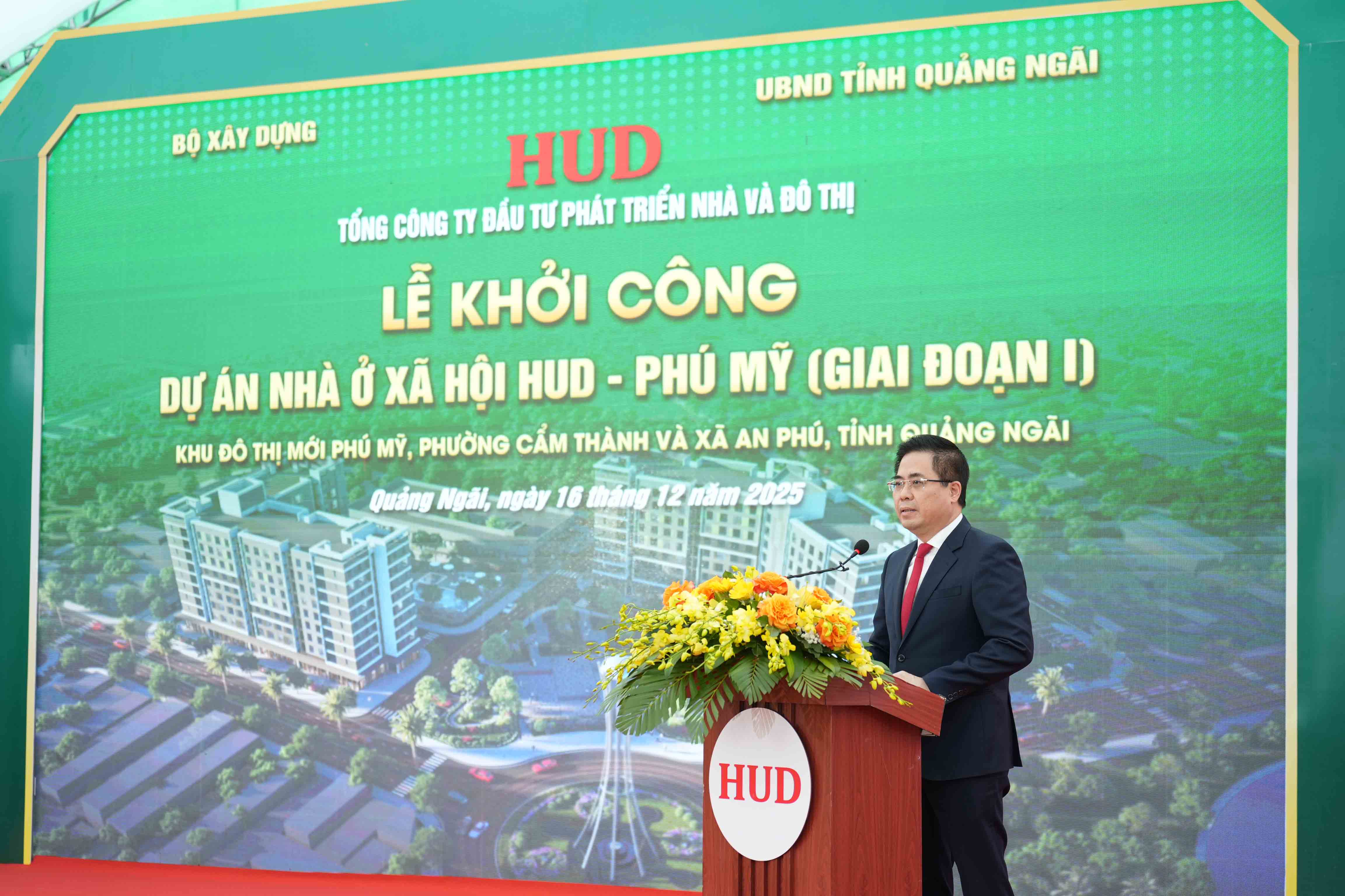 HUD khởi công loạt dự án nhà ở xã hội, đáp ứng nhu cầu an sinh xã hội