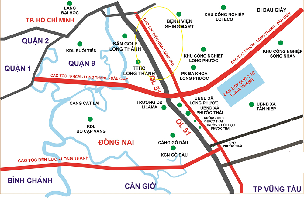 Dự án cao tốc Biên Hòa – Vũng Tàu có mức đầu tư dự kiến 9.300 tỷ đồng