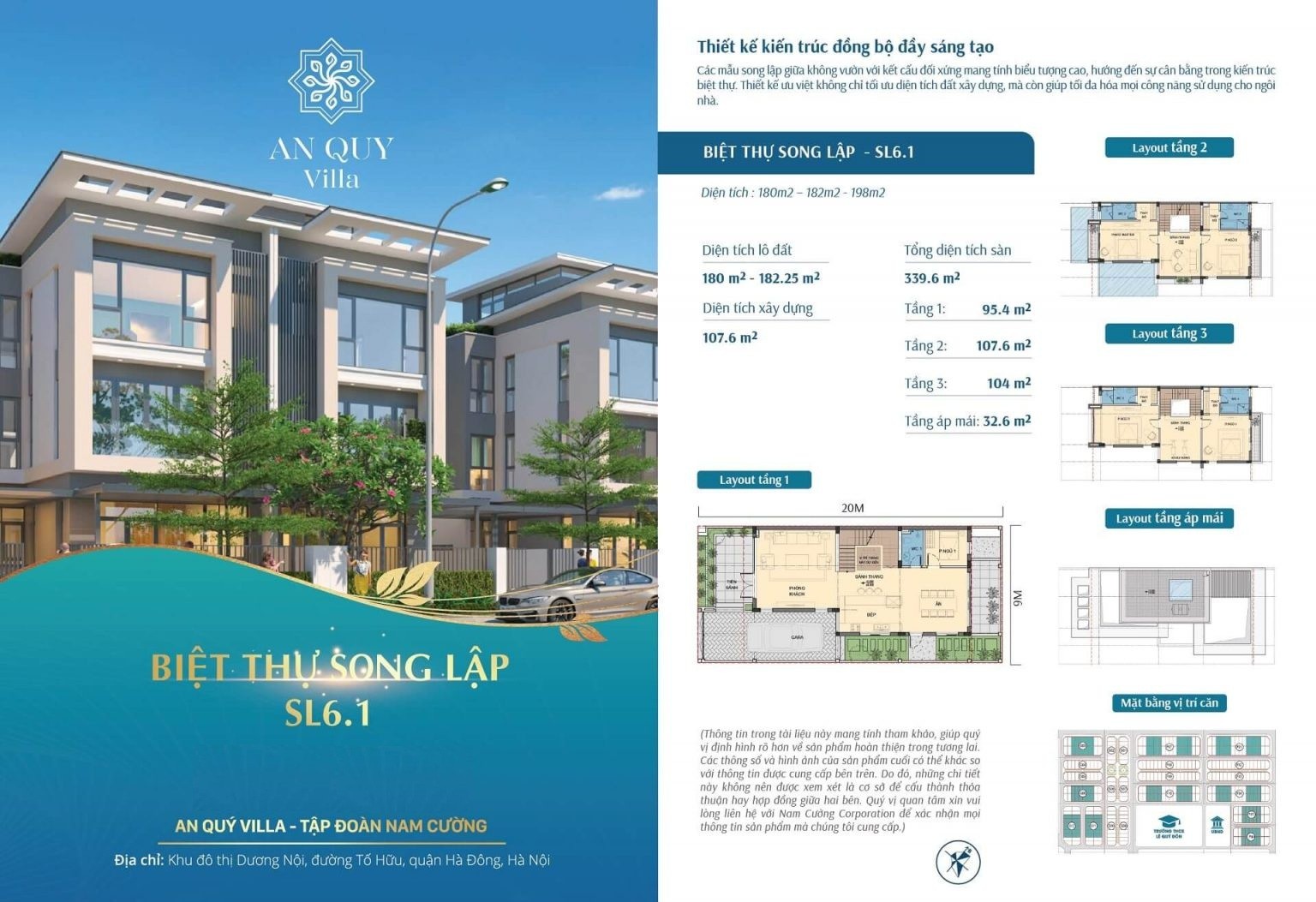 An Quý Villa - KĐT Dương Nội 7