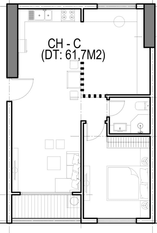 Nhà ở xã hội cao tầng Vĩnh Hưng 12