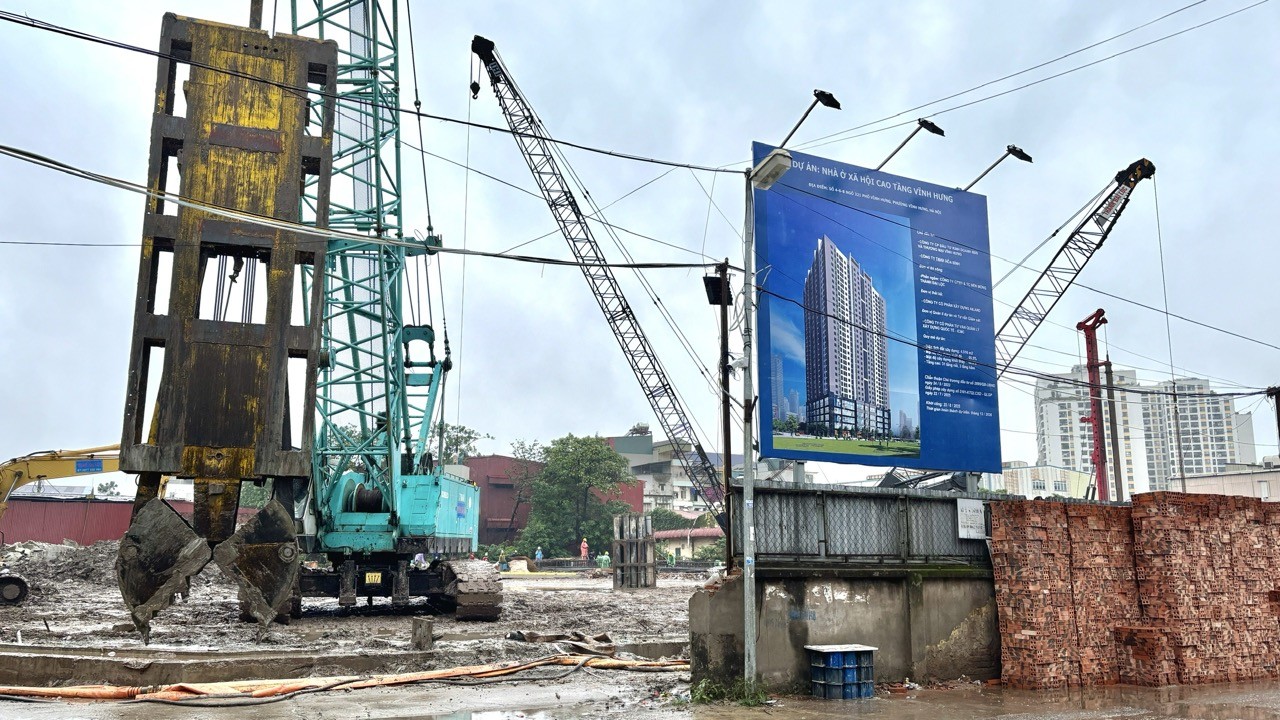 Nh&agrave; ở x&atilde; hội cao tầng Vĩnh Hưng