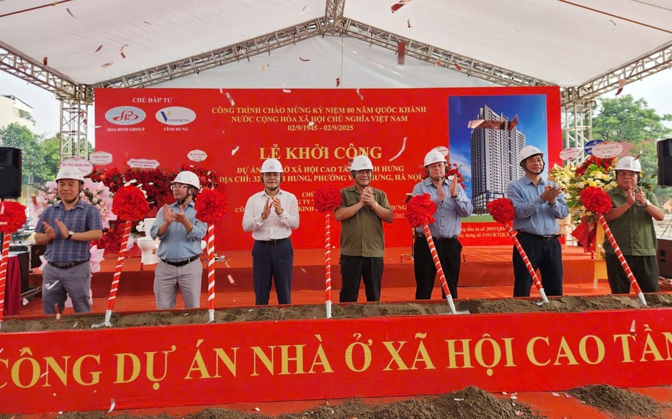 Nh&agrave; ở x&atilde; hội cao tầng Vĩnh Hưng