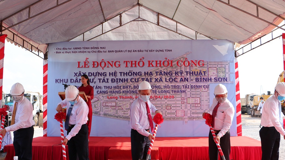 Chính thức khởi công xây dựng khu tái định cư Sân bay Long Thành
