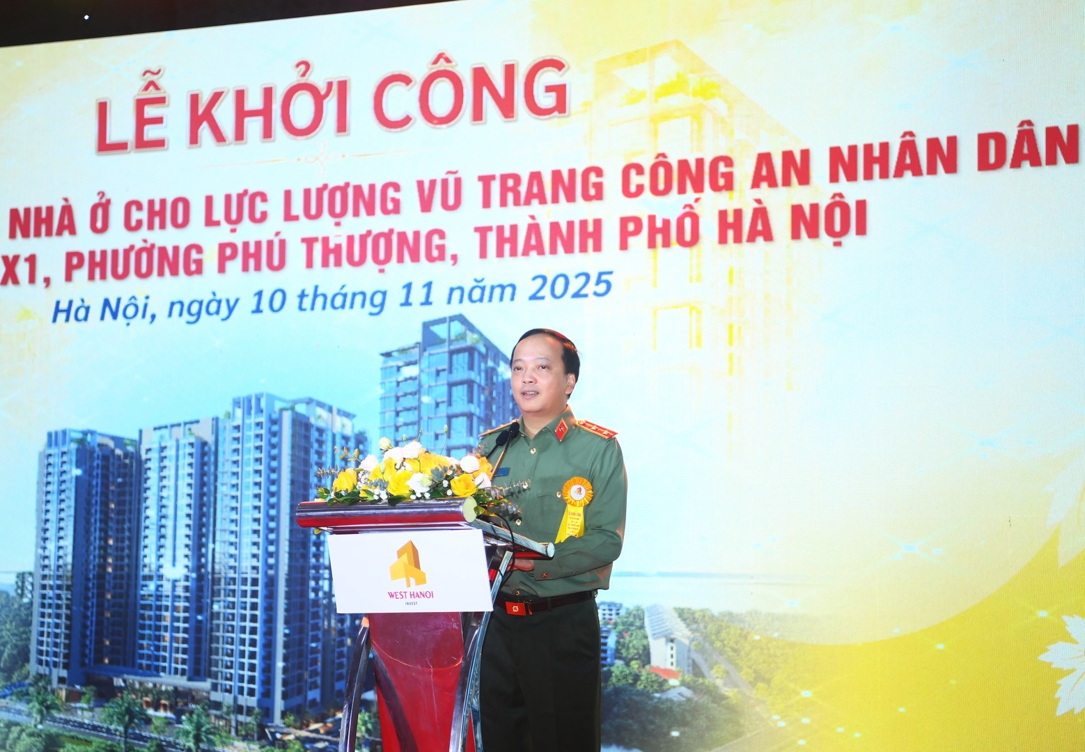 Nhà ở cho lực lượng vũ trang Công an nhân dân tại khu X1 4