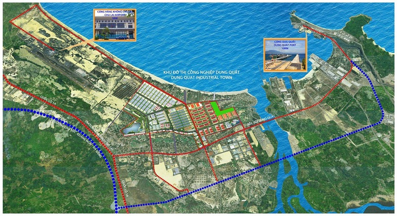 Điều chỉnh tiến độ thực hiện dự án Khu đô thị công nghiệp Dung Quất
