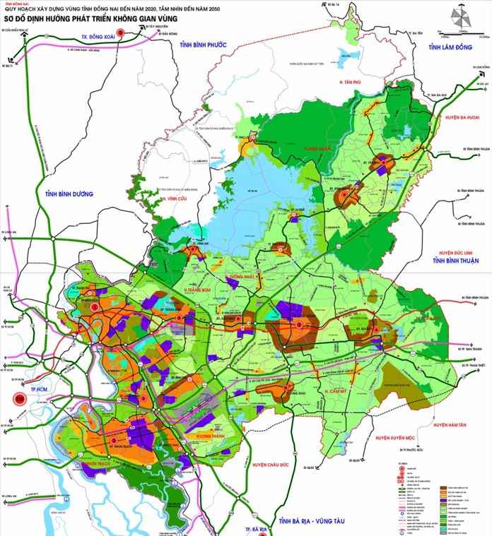 bản đồ quy hoạch thành phố Biên Hoà