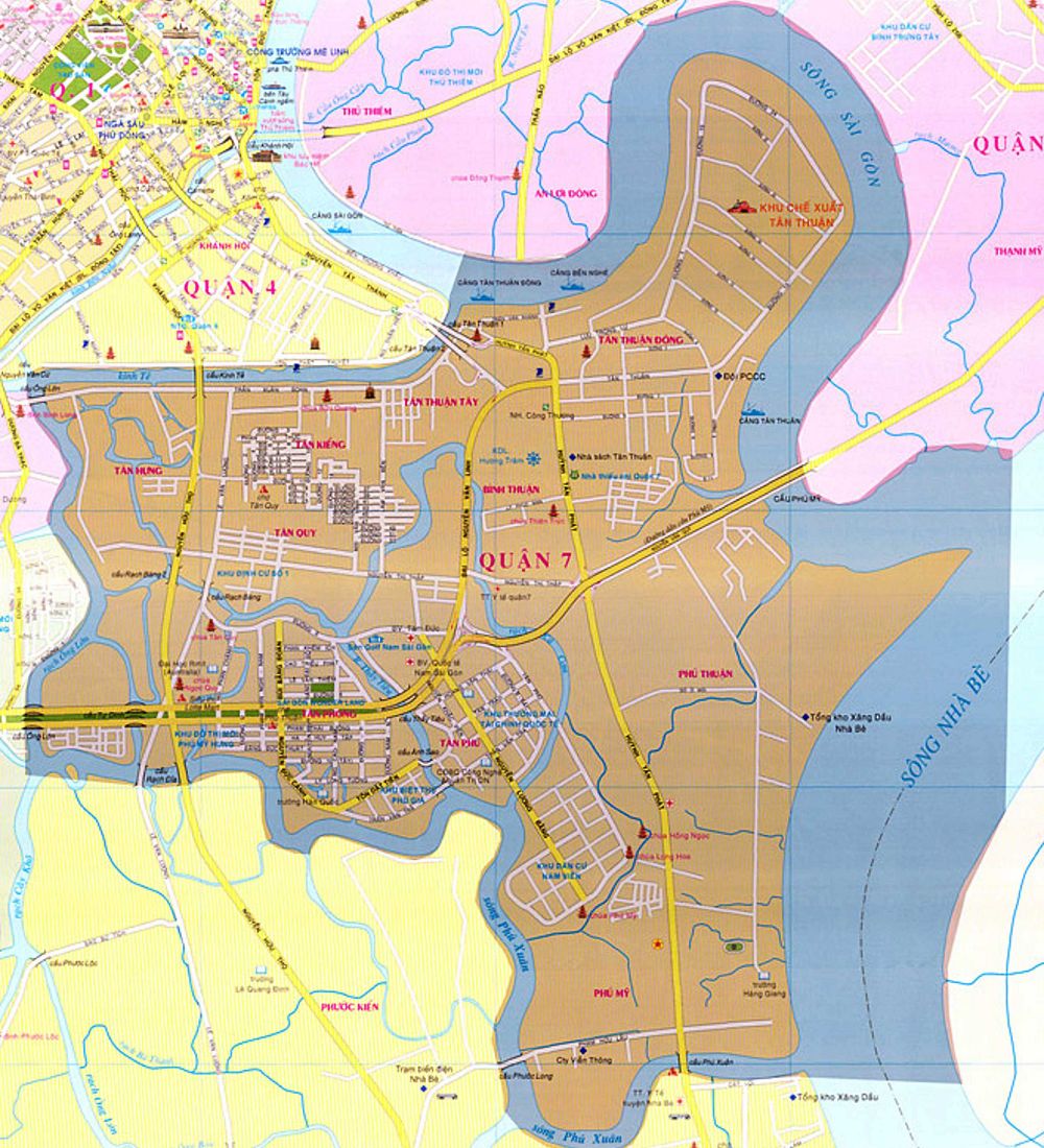 bản đồ quy hoạch quận 7