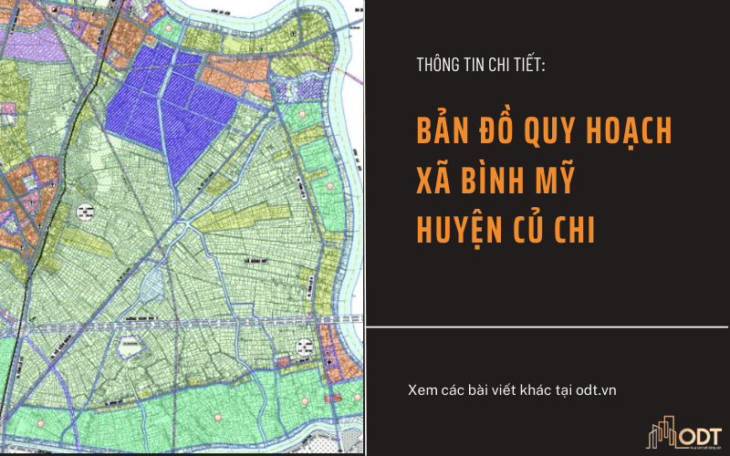 [Cập nhật] Thông tin chi tiết bản đồ quy hoạch xã Bình Mỹ huyện Củ Chi hiện nay