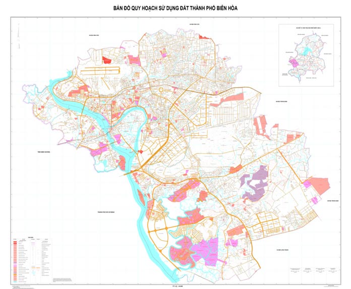 bản đồ quy hoạch thành phố Biên Hoà