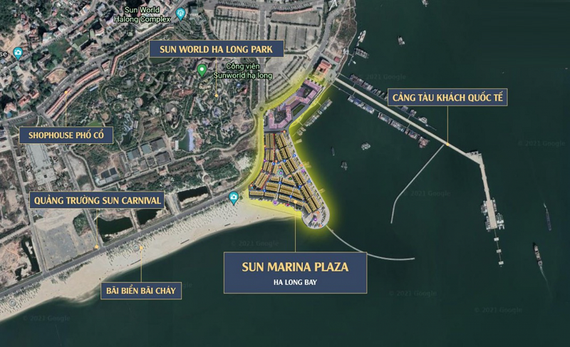 Vị trí dự án Sun Marina Plaza