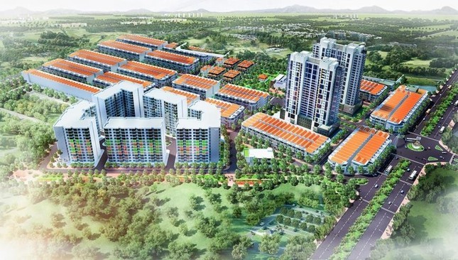Khu nhà ở liền kề để bán đô thị xanh - Green City