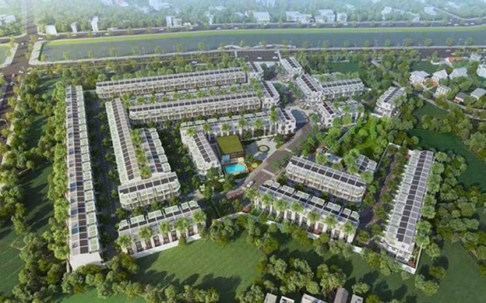Phối cảnh tổng thể dự án Golden Lotus City Bình Phước