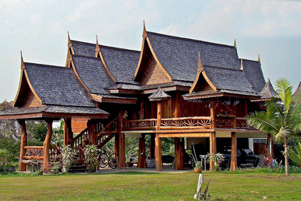 Mẫu nhà sàn gỗ kiểu Thái Lan, Lào