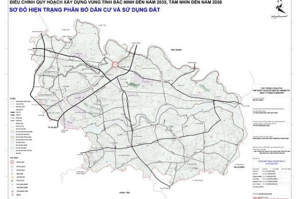 quy hoạch Bắc Ninh về dân cư, đất đai