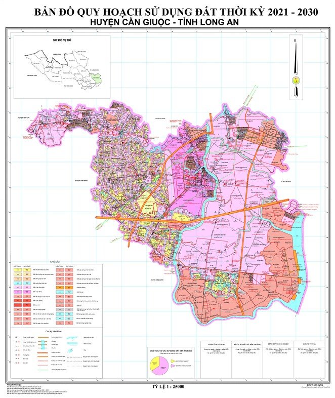 bản đồ quy hoạch huyện Cần Giuộc