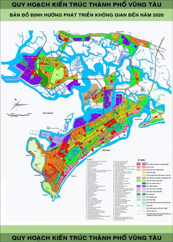 Thông tin và bản đồ quy hoạch thành phố Vũng Tàu 2021