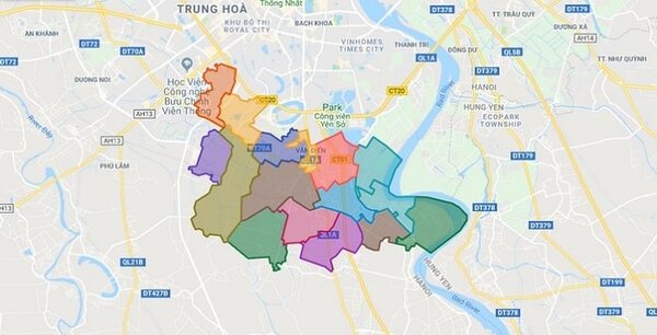 tính chất quy hoạch huyện Thanh Trì quy hoạch huyện Thanh Trì mới nhất