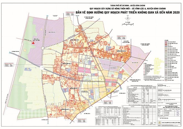Quy hoạch chi tiết xã Vĩnh Lộc A, huyện Bình Chánh mới nhất 2023
