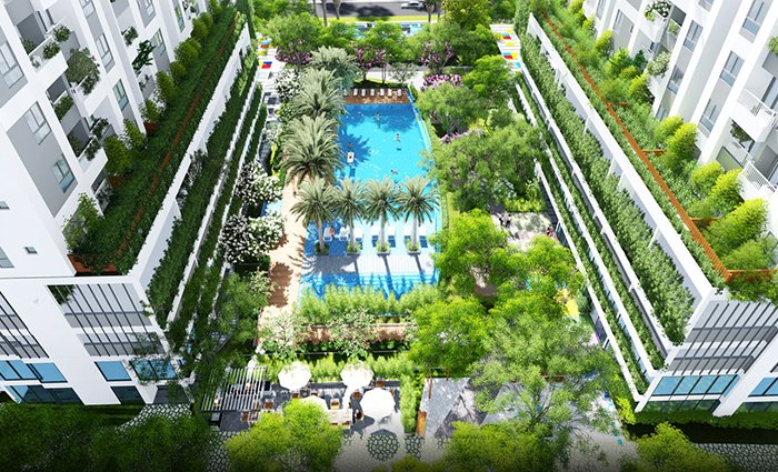 Thiết kế sân vườn cho các căn hộ chung cư
