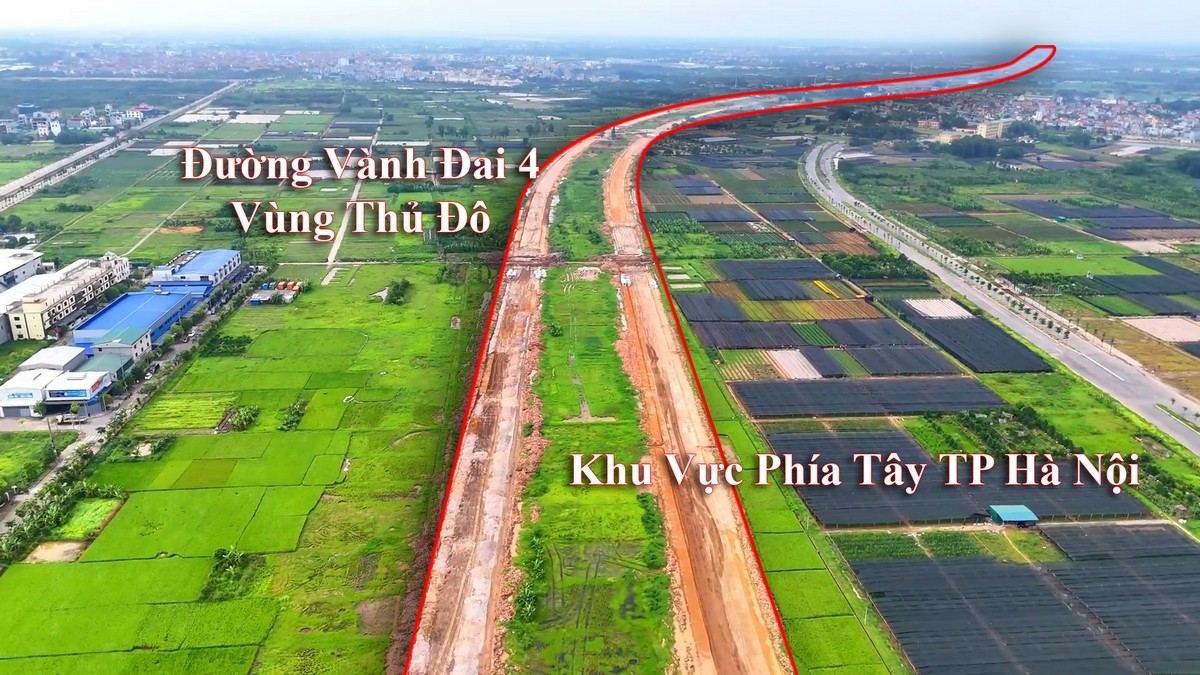 Đất nền gần Vành đai 4 sôi động vào những tháng cuối năm 2024