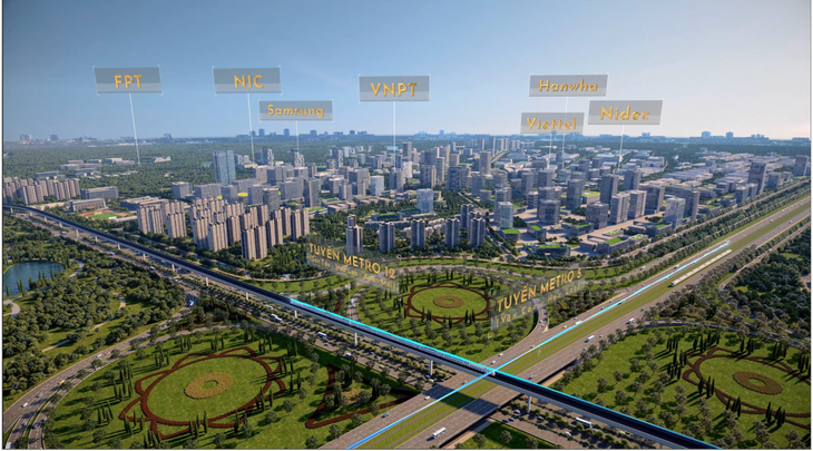 Nhà đầu tư đổ về Hòa Lạc săn đất nền trước giờ G tuyến Metro số 5