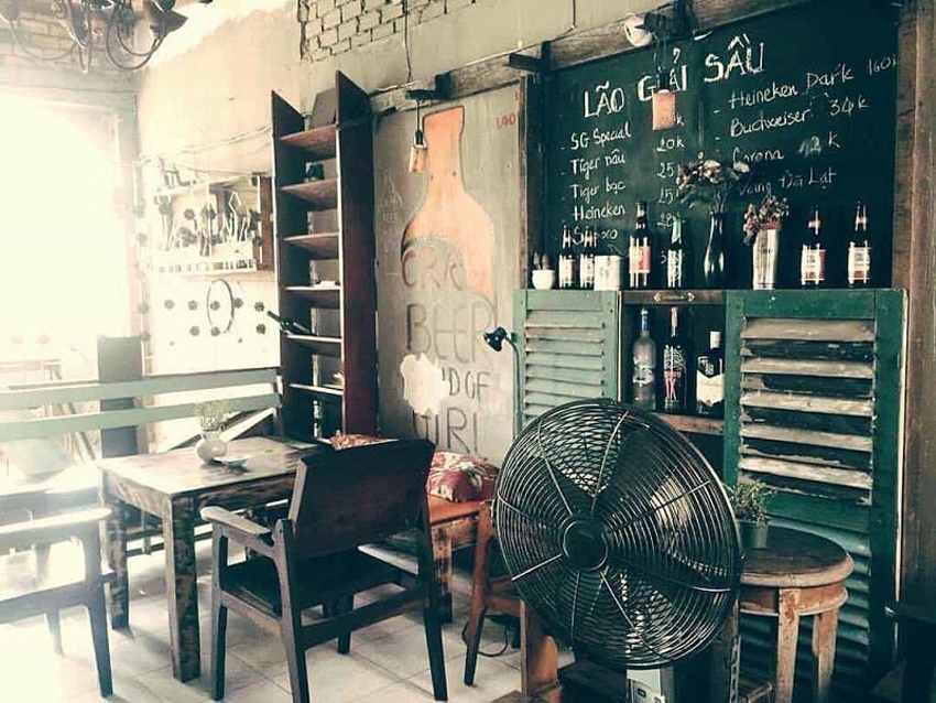 Mô hình quán cafe Vintage