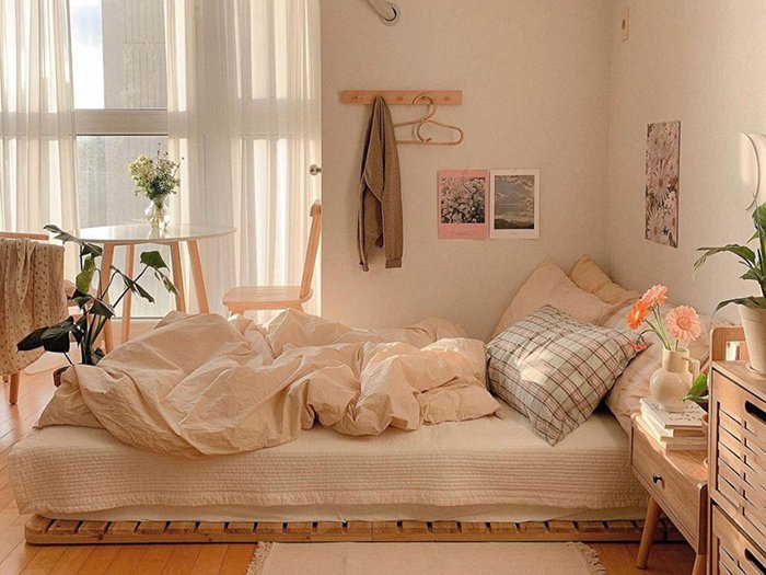 TOP 20+ cách trang trí phòng ngủ nhỏ không có giường đẹp xuất sắc