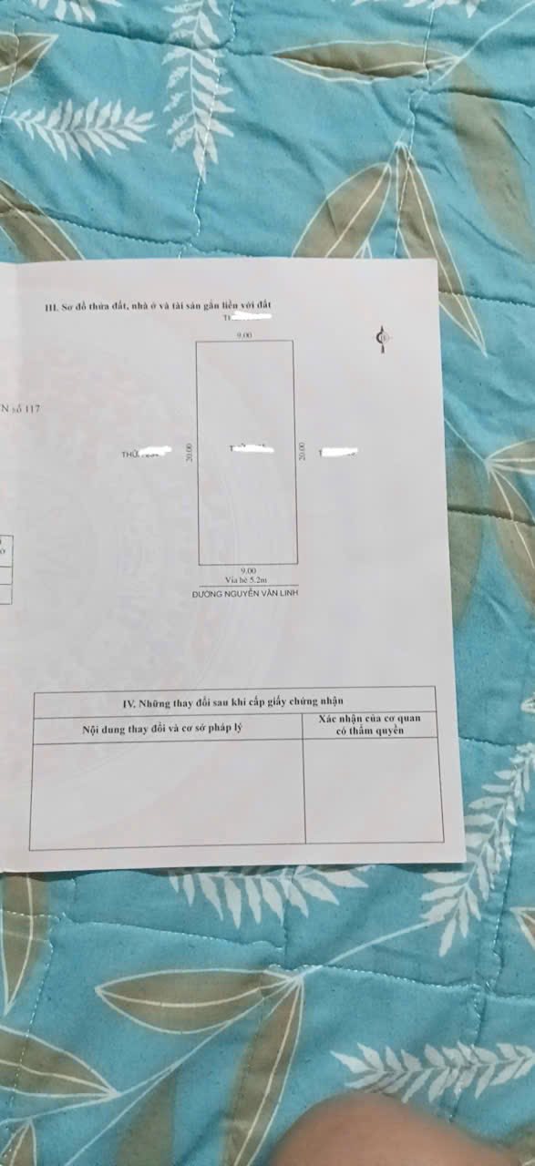 Bán đất mặt đường đôi Nguyễn Văn Linh, ph Tân Bình, TP HD, 180m2, mt 9m, KD buôn bán 6