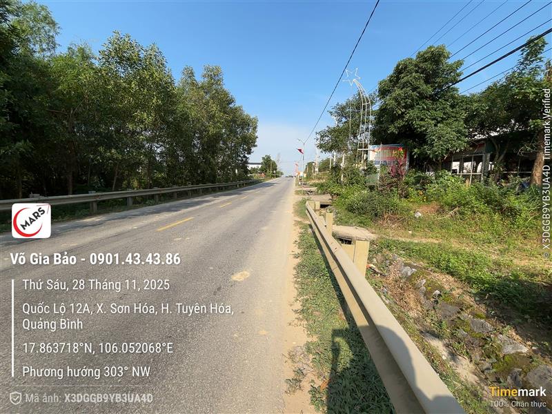 Chính chủ cần bán đất tại Tuyên Hóa, Quảng Bình.