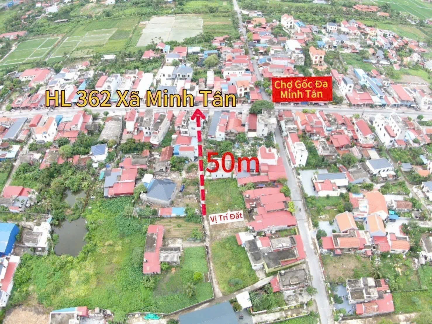 LÔ ĐẤT TUYẾN 2 TL362 – GẦN CHỢ GỐC ĐA MINH TÂN – Ô TÔ ĐỖ CỬA – GIÁ 1.7XX TỶ  ZALO 0567 222 555 3