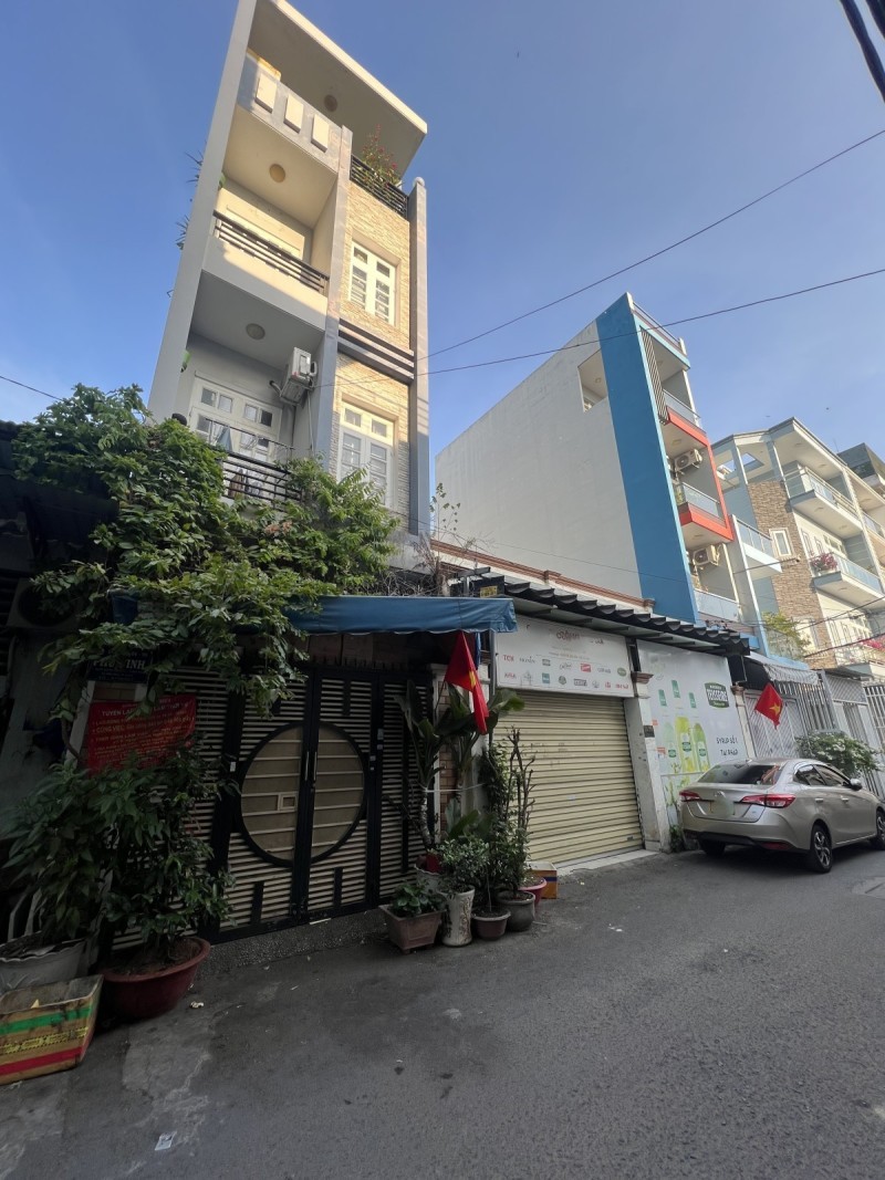 MẶT TIỀN HẺM XE TẢI HUỲNH THIỆN LỘC - 64M2 (4x16) - 4 TẦNG BTCT CHỈ 8 TỶ