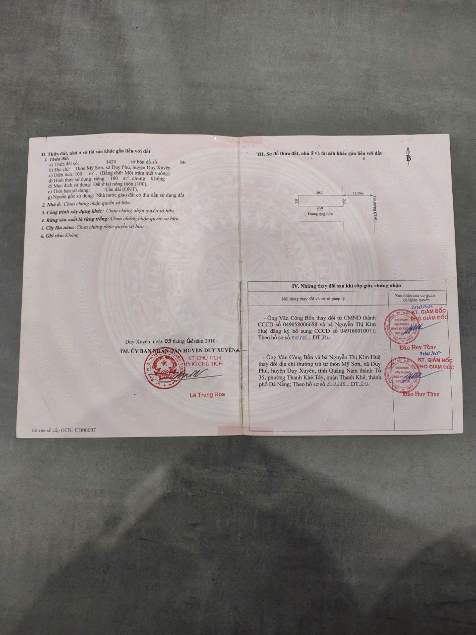 Chính Chủ Bán 100m2 Đất 2 Mặt Tiền Quốc Lộ 14H, Thôn Mỹ Sơn, Xã Duy Phú, Huyện Duy Xuyên, Quảng Nam 2