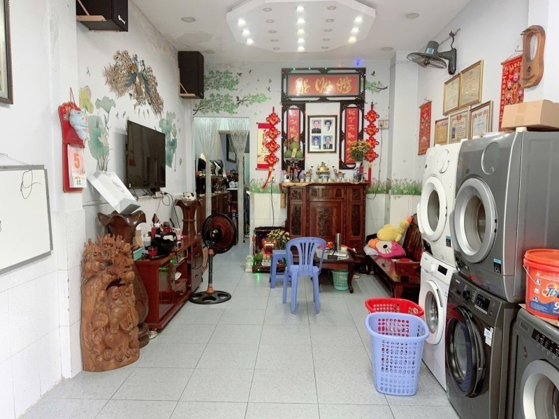 ‼Nguyễn Hữu Cảnh - Đi bộ ra Metro – Hẻm nhựa ô tô tránh – 4 tầng vuông vức – 13.X tỷ 2