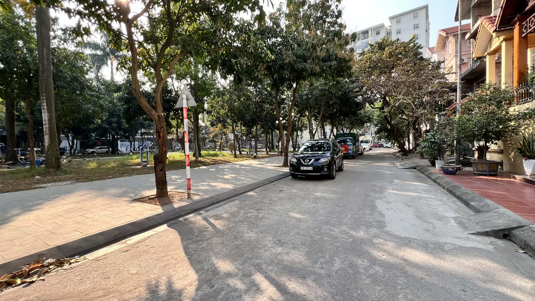 biệt thự lô góc Việt Hưng, 3 thoáng, vỉa hè rộng, ôtô tránh, view công viên cây xanh 2