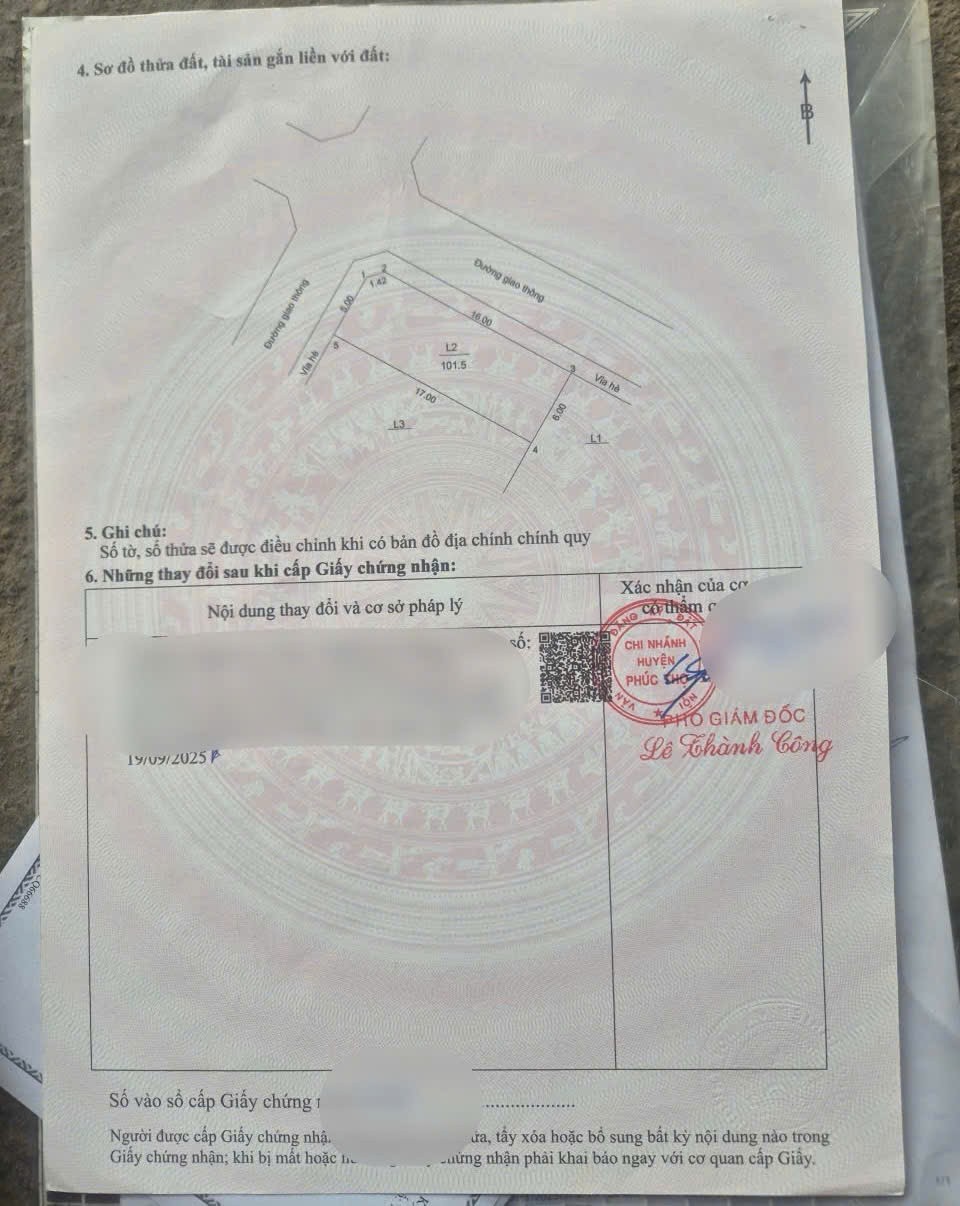 101M LÔ GÓC ĐẤT ĐẤU GIÁ DỘC TRANH - PHÚC TJOJ - HÀ NỘI