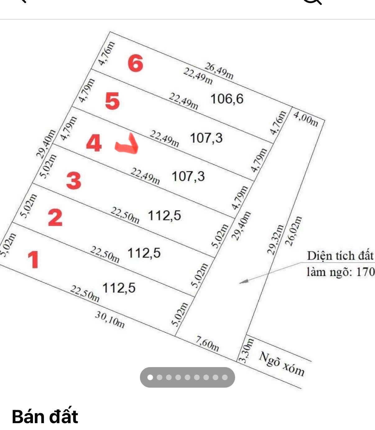 107m² đất nhánh 2 xóm 3 Kính Trực – Đường nhựa mới – Giá 1,9x tỷ  Quỹ đất đẹp khu dân cư  ZALO