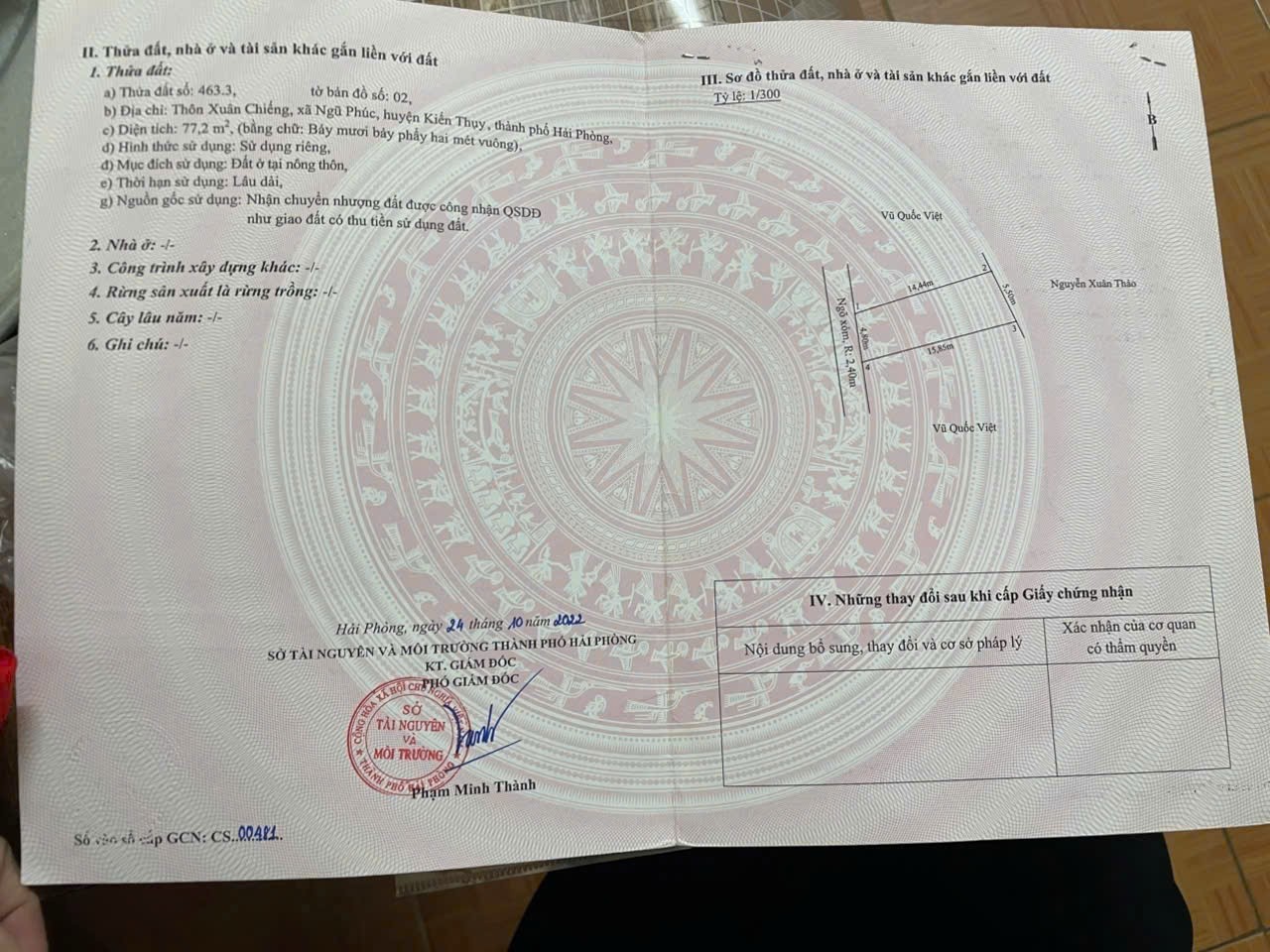 LÔ ĐẤT XUÂN CHIẾNG – NGŨ PHÚC – Ô TÔ TẬN ĐẤT – GIÁ 8XX TRIỆU  ZALO 0567 222 555 5