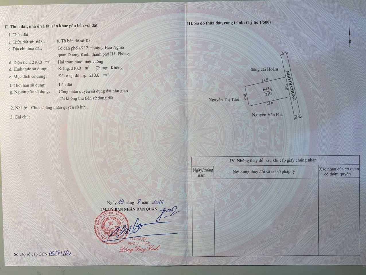 ĐẤT TDP 12 HÒA NGHĨA DƯƠNG KINH – DIỆN TÍCH LỚN HIẾM – PHÙ HỢP ĐẦU TƯ  ZALO 0567 222 555 3