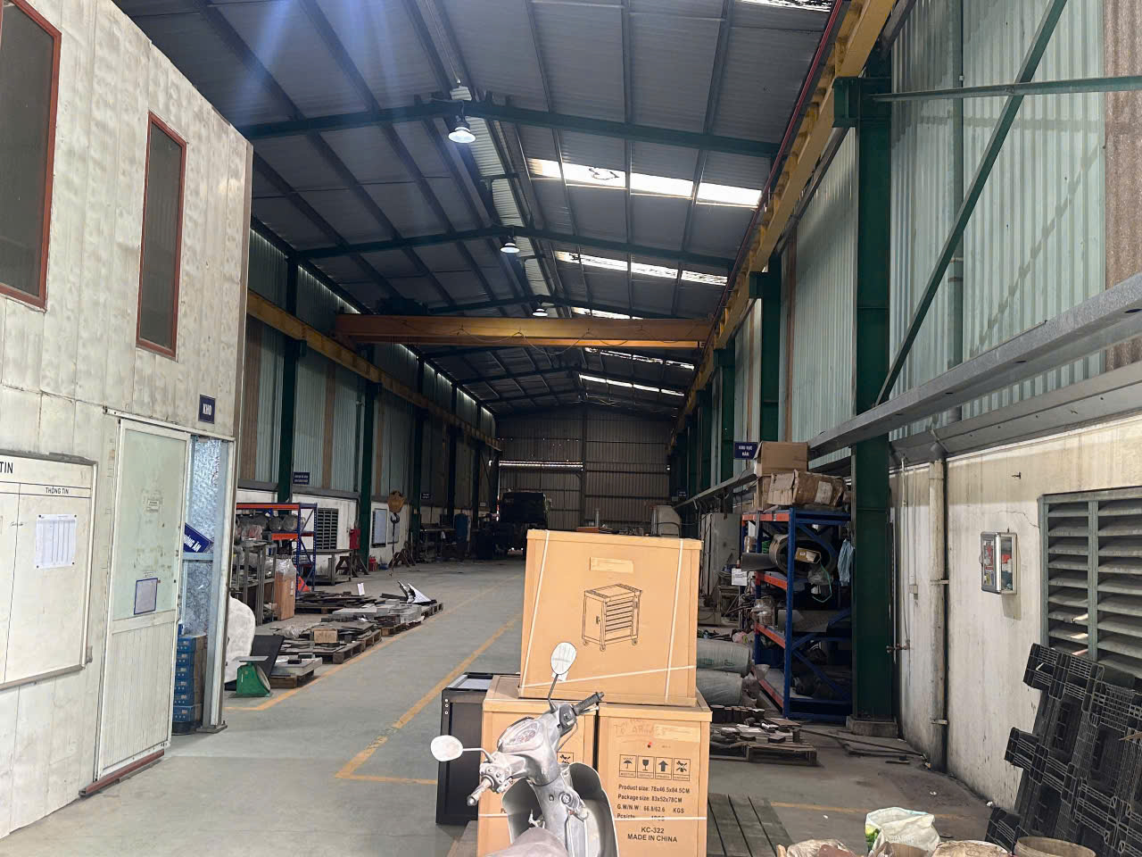 CHO THUÊ KHO XƯỞNG MAI LÂM - ĐÔNG ANH - XE CONTAINER VÀO TẬN CỬA 4