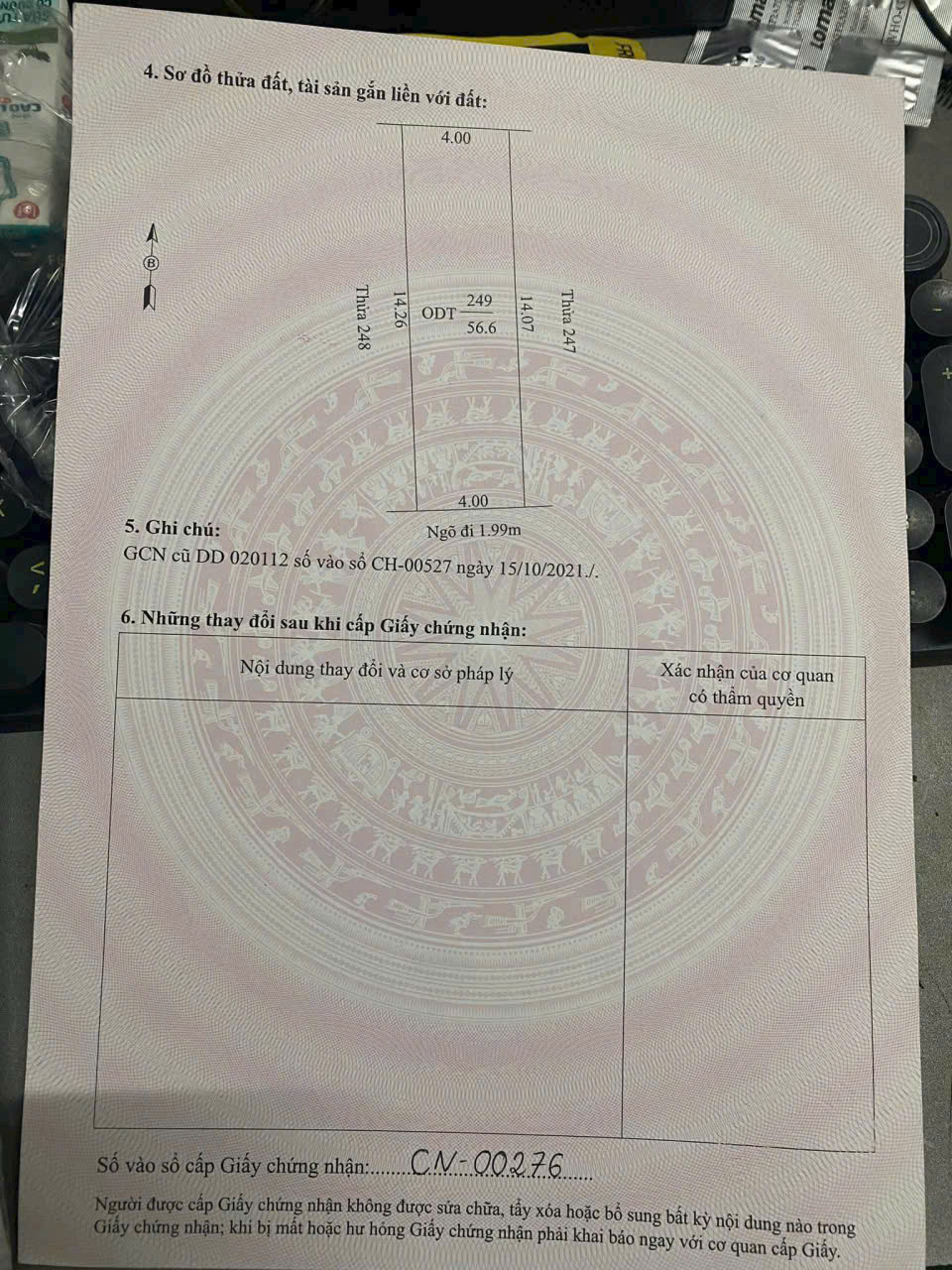 Bán đất khu 6 Việt Hòa – gần KĐT, giá 9xx triệu 4