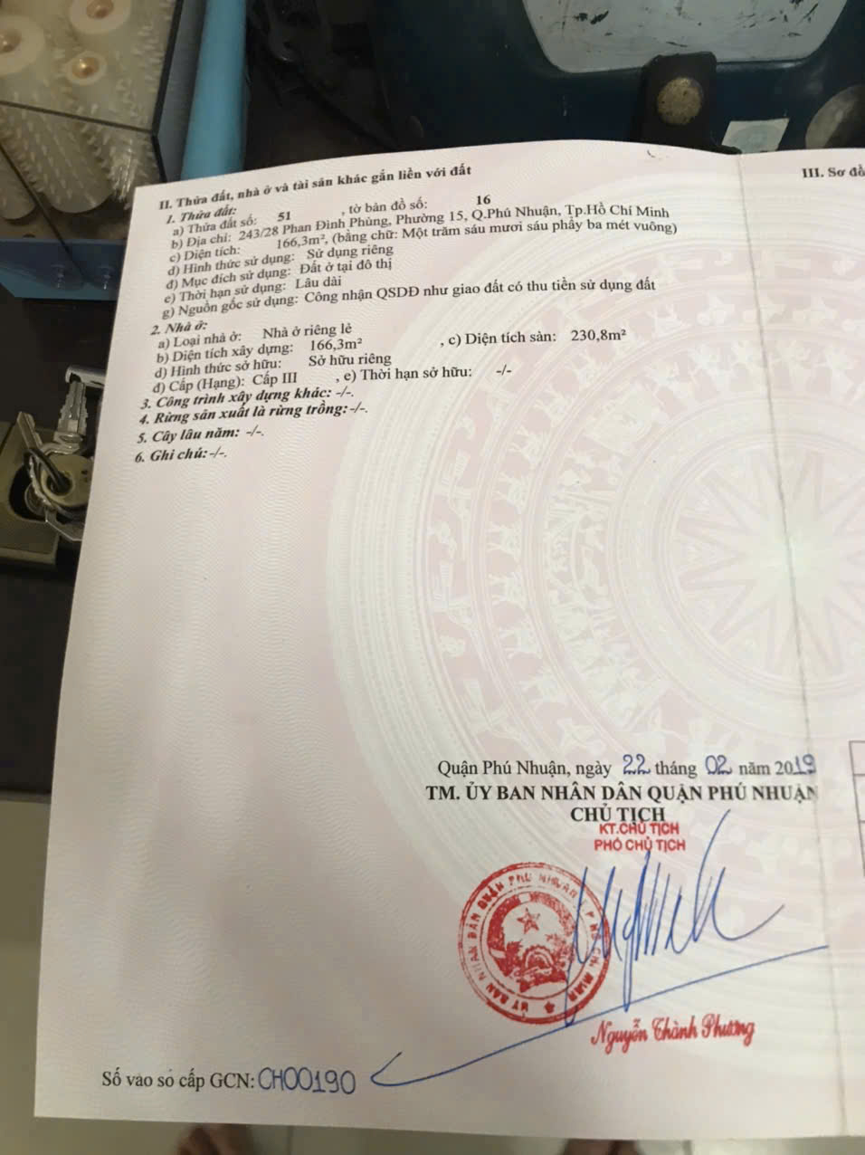 243/28 phan đình Phùng p 15 phú nhuậnchính chủ bán 166m 15.9 tỉ 5