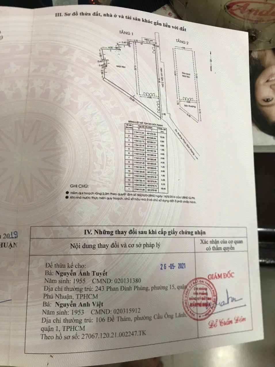 243/28 phan đình Phùng p 15 phú nhuậnchính chủ bán 166m 15.9 tỉ 4