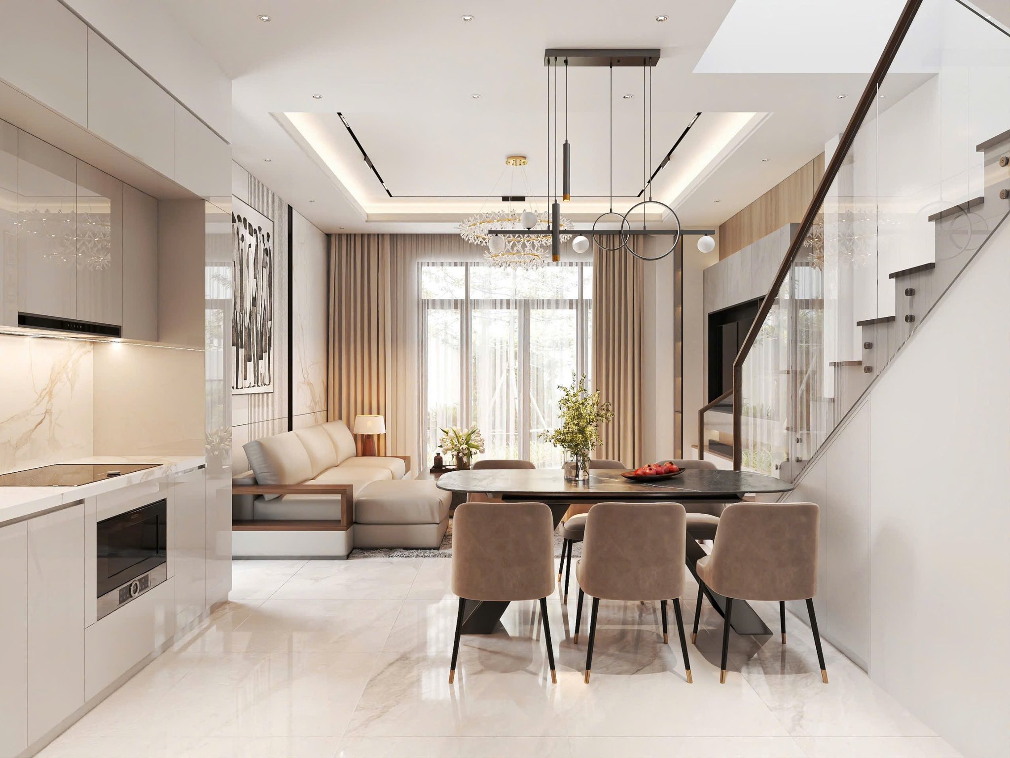 Bán 2 căn nhà lô góc ngõ đường Điện Biên Phủ, ph Cẩm Thượng, TP HD, 46.1m2, 3 ngủ, 3vs 5