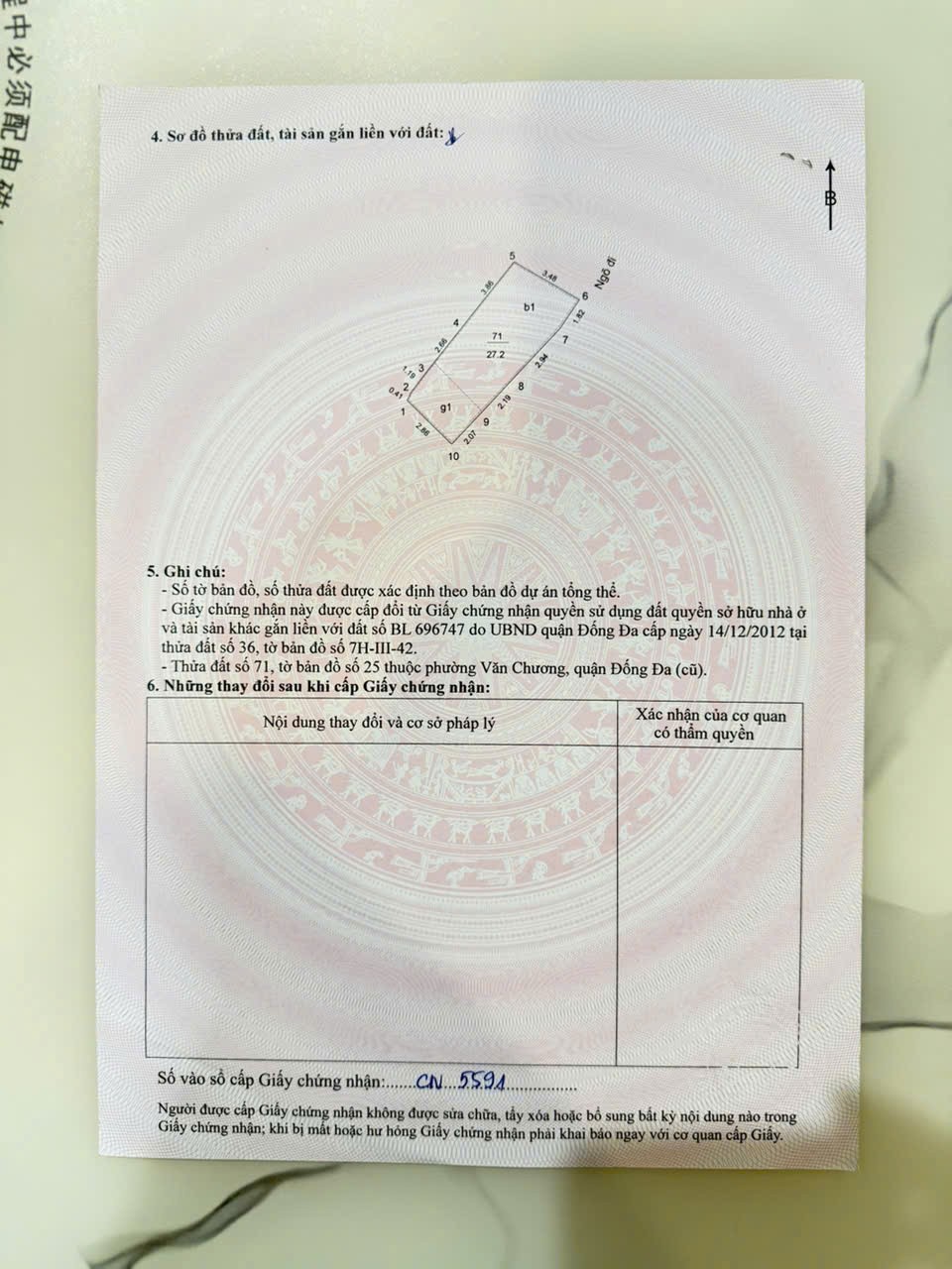 CẮT LỖ! 27m² tặng GPXD 6 tầng, chỉ hơn 4 tỷ Văn Chương. 2