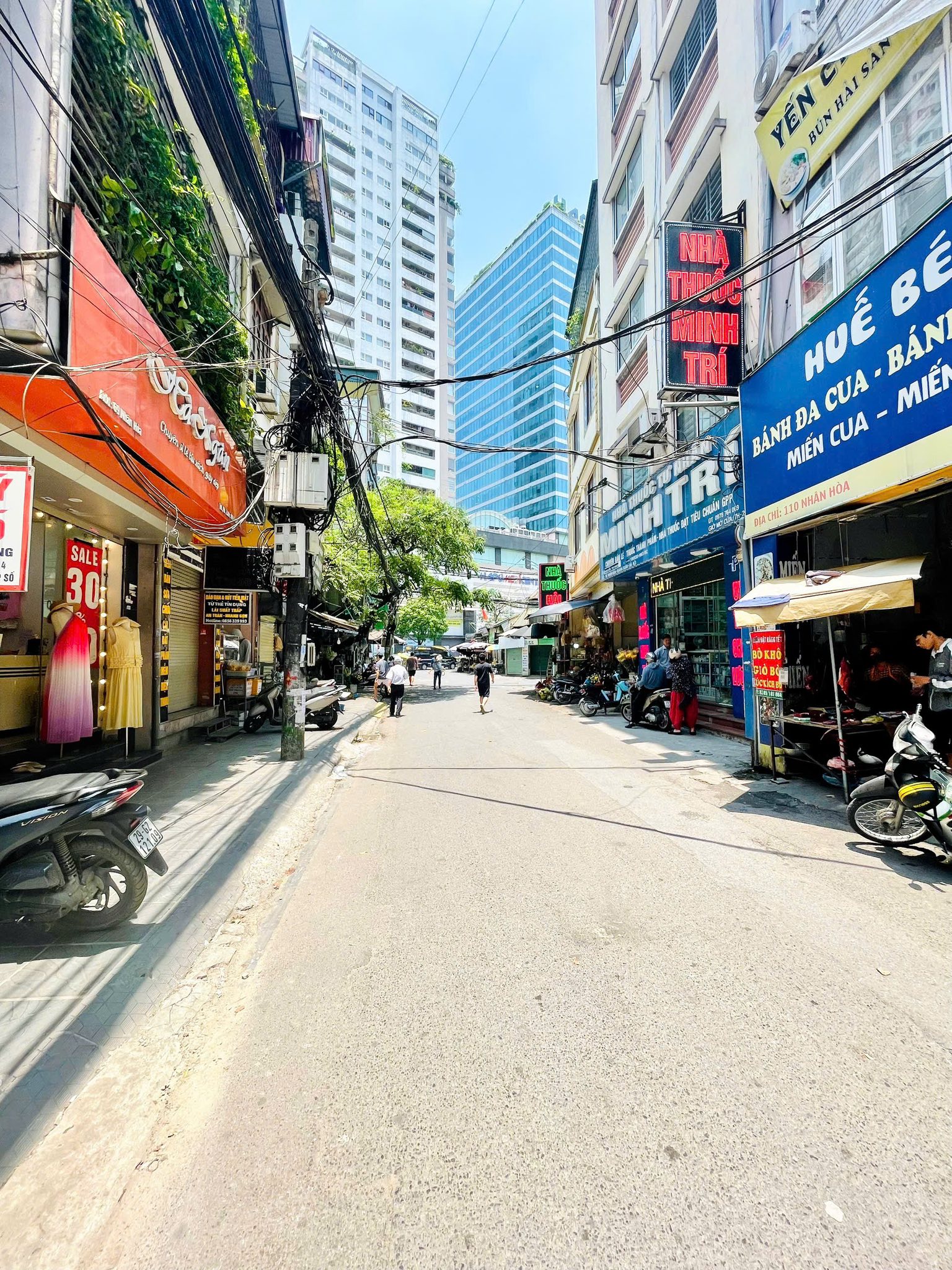 BÁN NHÀ MẶT PHỐ NHÂN HOÀ DT56M 2 MẶT TIỀN, KINH DOANH, VỈA HÈ, OTO DỪNG ĐỖ, HƠN 29 TỶ