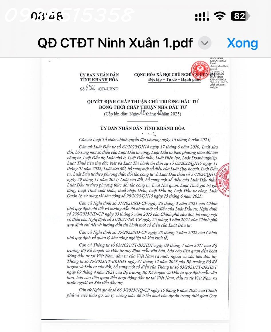 Lô đất 3 mặt tiền DT5 – ngang 65,5m – hơn 2.600m² tại Ninh Xuân, Ninh Hòa. 3