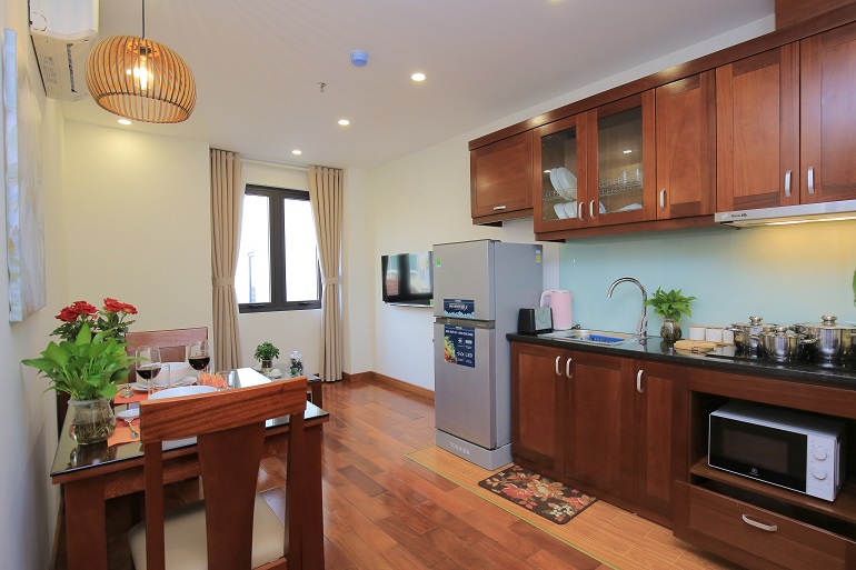 Cho thuê Căn hộ chung cư đường Đào Tấn, Phường Cống Vị, Diện tích 45m², Giá 13 Triệu/tháng